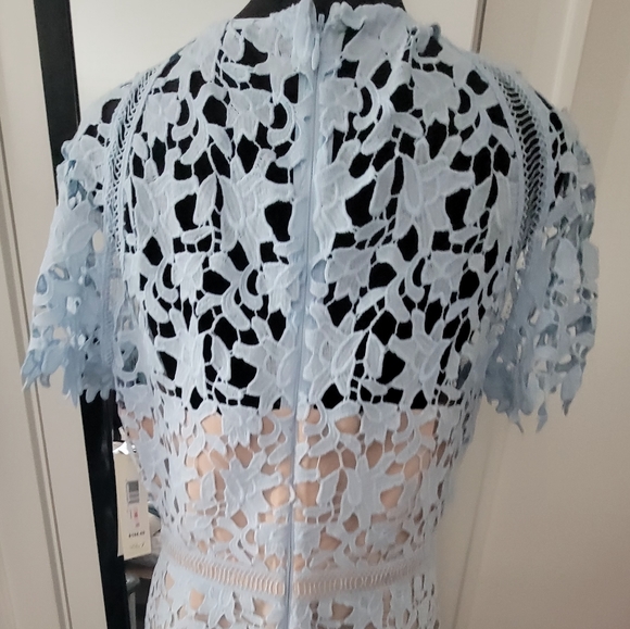 Eliza J overlay sheath lace dress size 10 nwt - Picture 12 of 16
